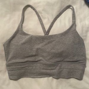 Vuori long line elevation bra, size small, very good condition, light grey